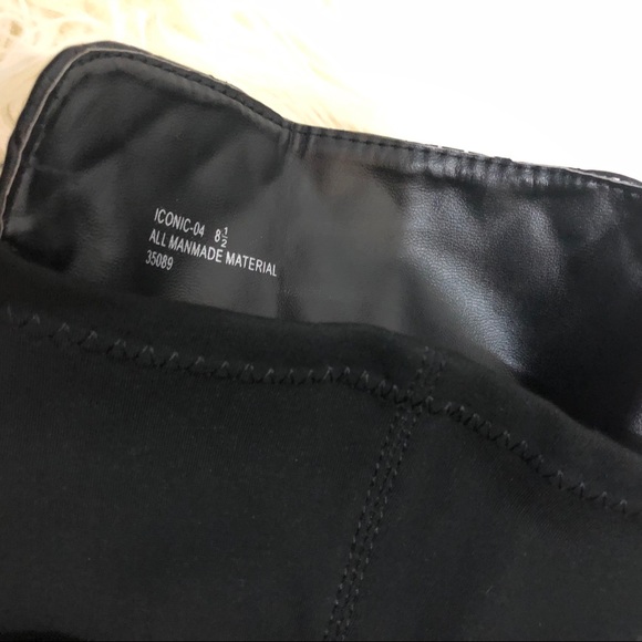 New Bamboo Over Knee Quilted Boot Black size 8 1/2 - Picture 6 of 6